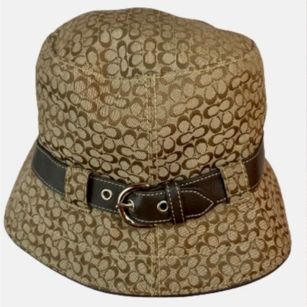 Coach Signature Bucket Hat Brown